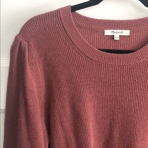 Madewell balloon sleeve sweater